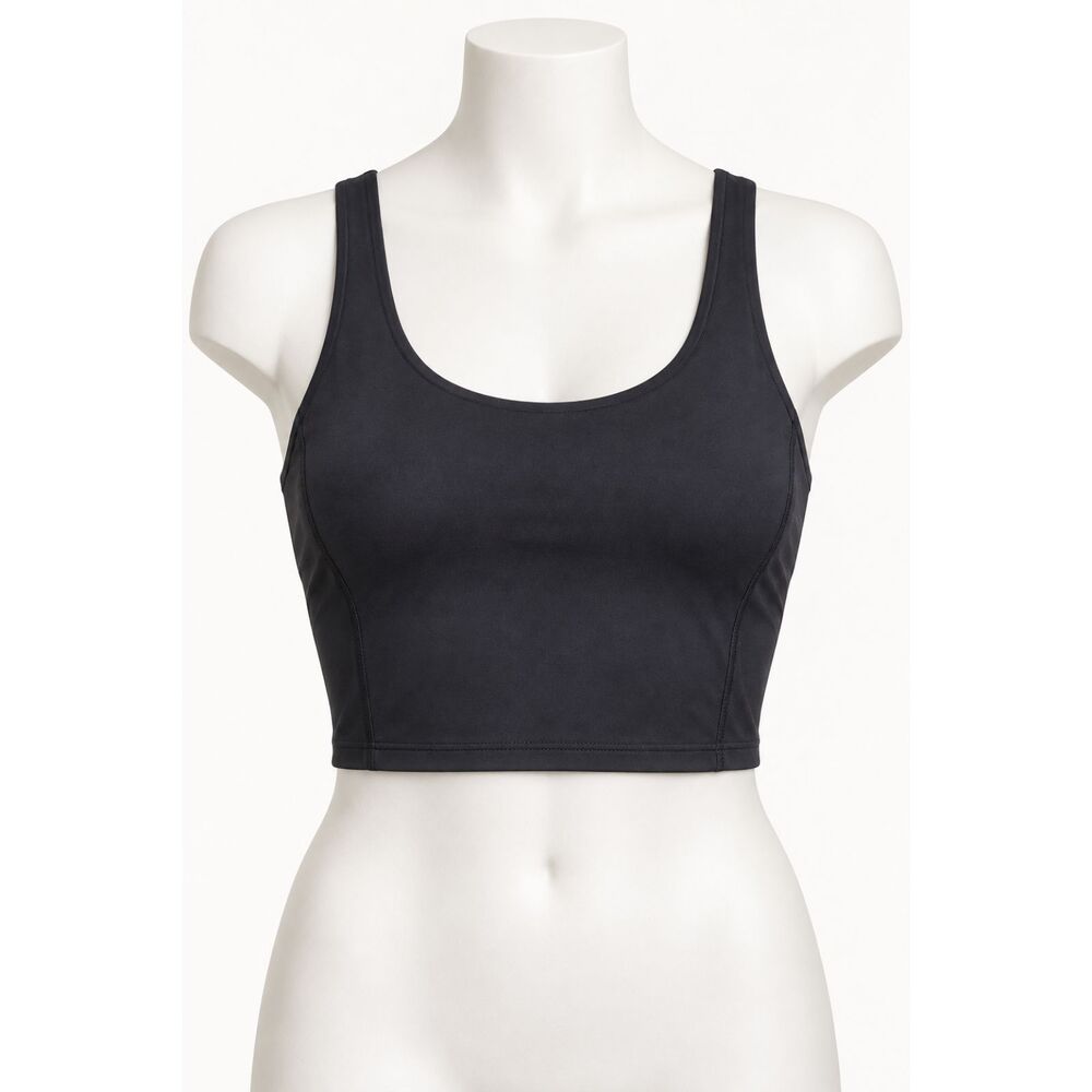 Old Navy Active PowerSoft Sports Bra Tank Women’s L Black Light Support